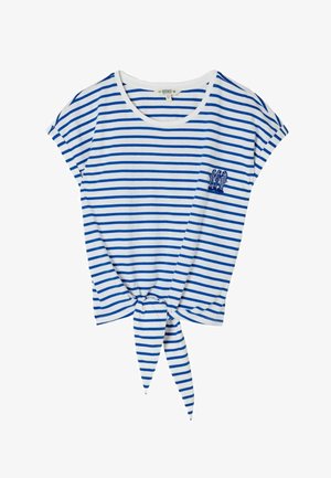 FatFace, REGULAR FIT - SARDINES TIE FRONT STRIPE - T-Shirt print - blue
