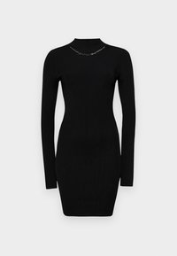 MANGO LONG SLEEVED - Jumper dress - black