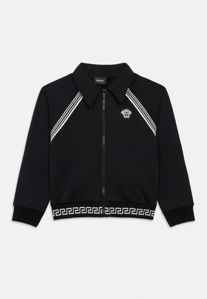 CONTRASTO MEDUSA UNISEX - Kardigán - nero/bianco