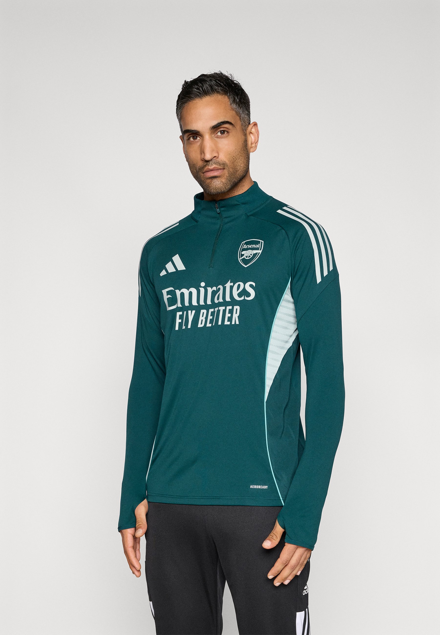 long sleeve adidas arsenal training kit adidas Performance ARSENAL FC 25/26 TIRO 25 COMPETITION TRAINING TOP Long  sleeved top aurora ivy/green