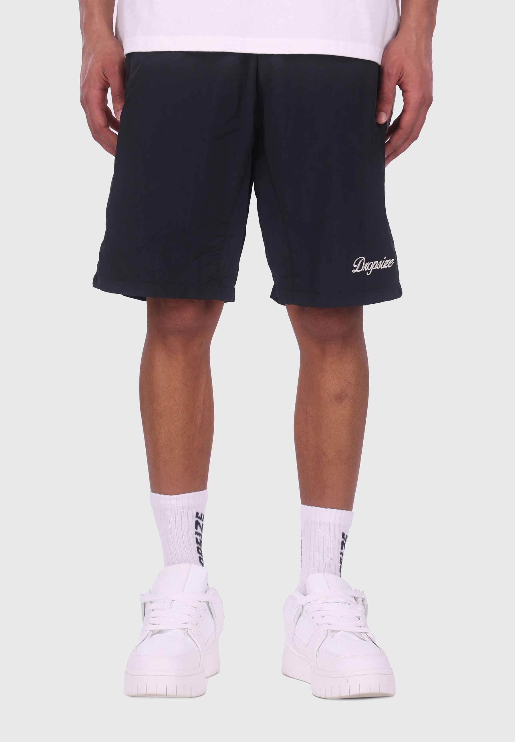 Dropsize PIPING - Shorts - black coconut milk/black - Zalando