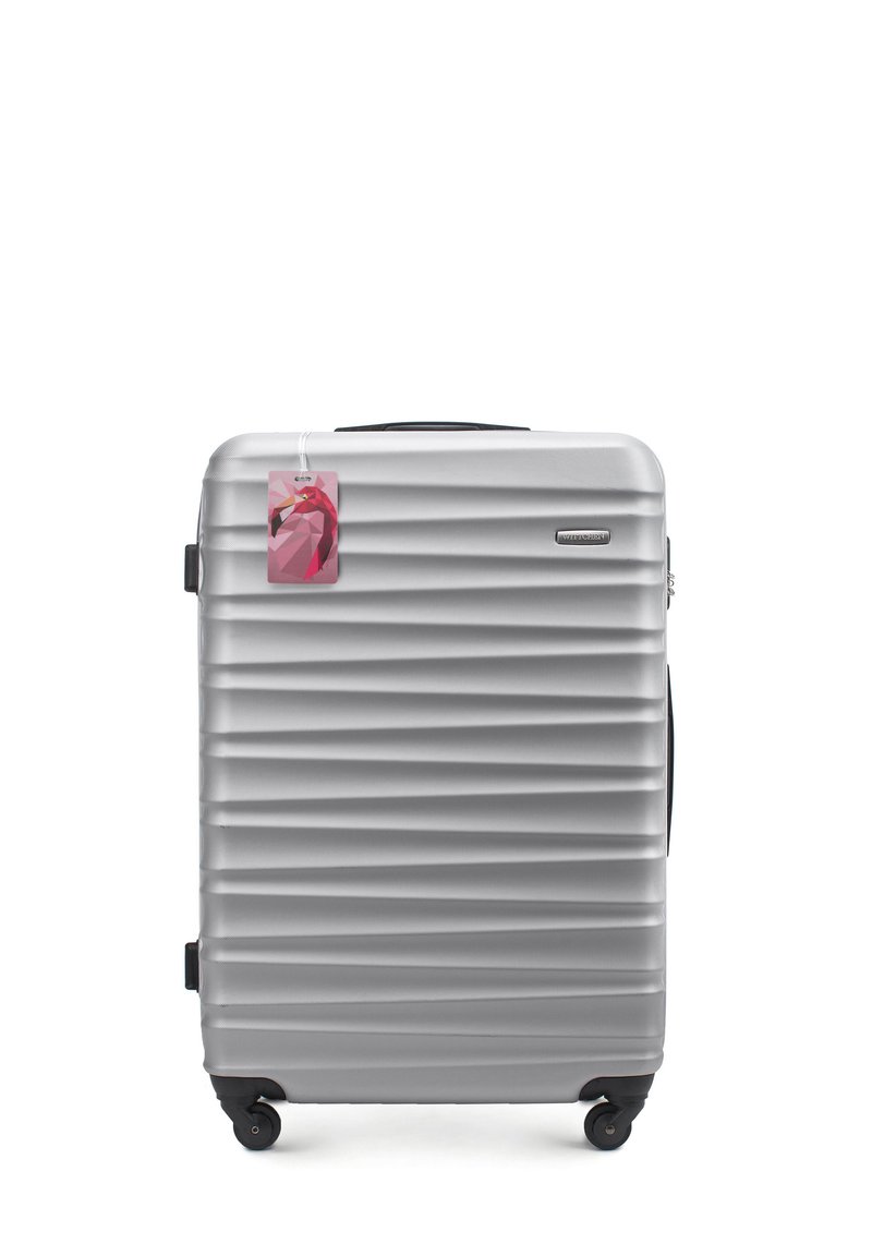 WITTCHEN LARGE SUITCASE WITH LUGGAGE TAG FROM ABS - Trolley - grey