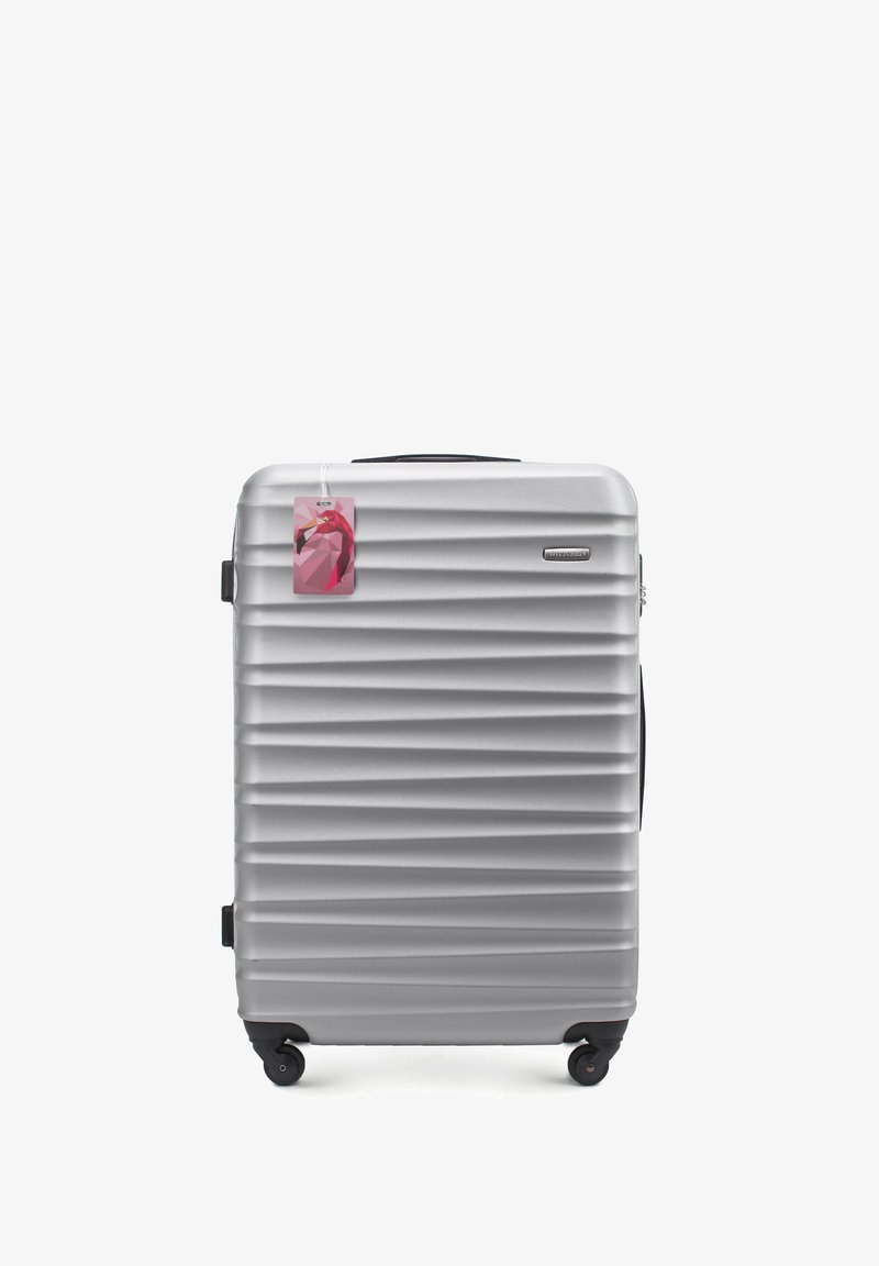 WITTCHEN LARGE SUITCASE WITH LUGGAGE TAG FROM ABS - Trolley - grey
