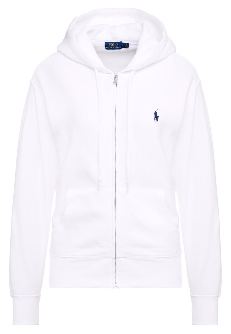 conciencia Incomparable Al aire libre Polo Ralph Lauren FULL ZIP HOODIE - Sudadera con cremallera - white/blanco  - Zalando.es