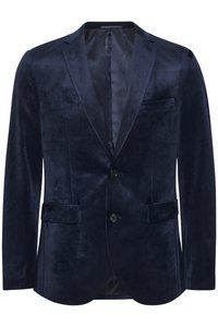 MAGEORGE ELEGANT VELVET BLAZER - Blazer jacket - dark midnight