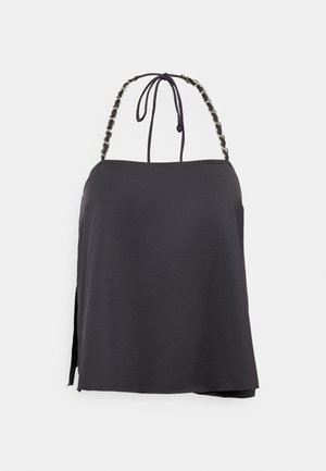 HALTER TANKINI - Strandkiegészítő - black