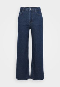 ONLHANNAH WIDE  - Wide Leg - dark blue denim