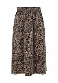 Pieces A-linjekjol - brown