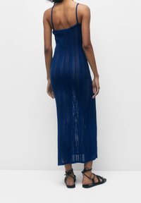 PULL&BEAR Robe longue - dark blue