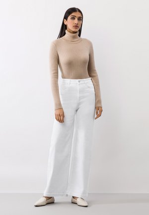 Flared jeans - white