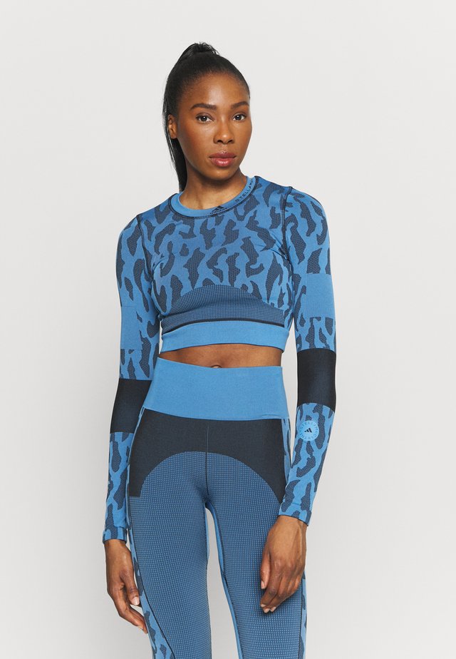 Bluzka z długim rękawem - blue/black