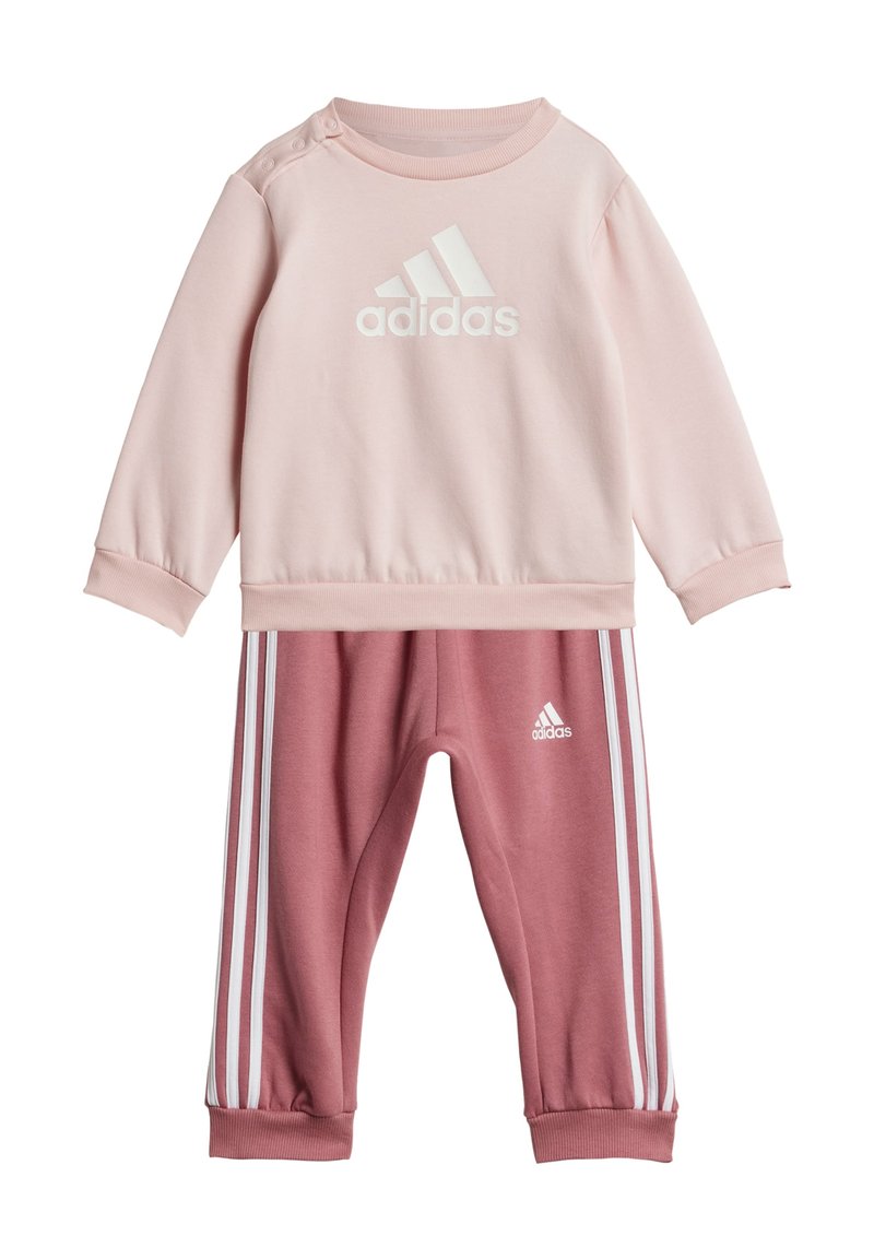 adidas Performance BADGE OF SPORT - Tuta - sandy pink/white