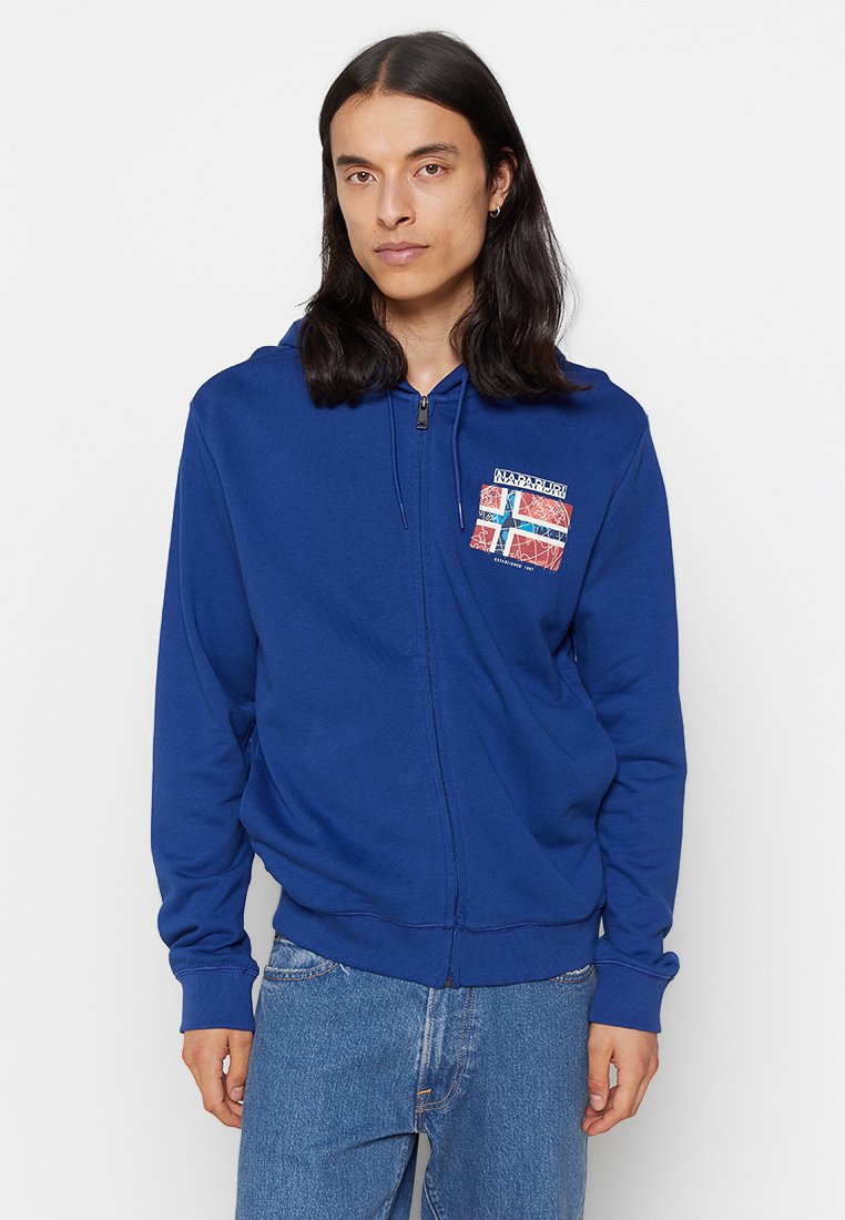 Napapijri Sweater met rits blauw