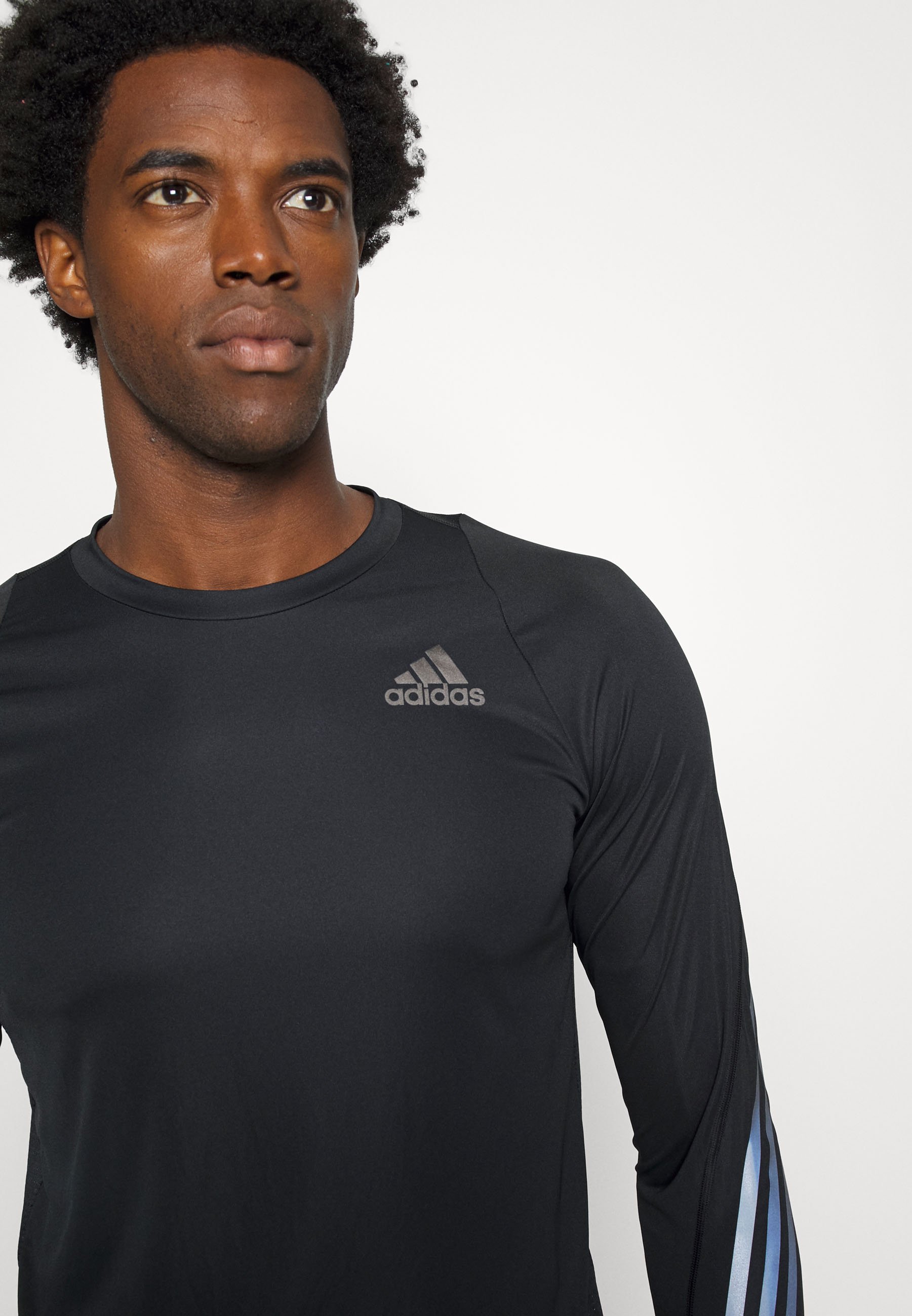 adidas Performance RUN ICON - Langarmshirt - black/schwarz - Zalando.ch
