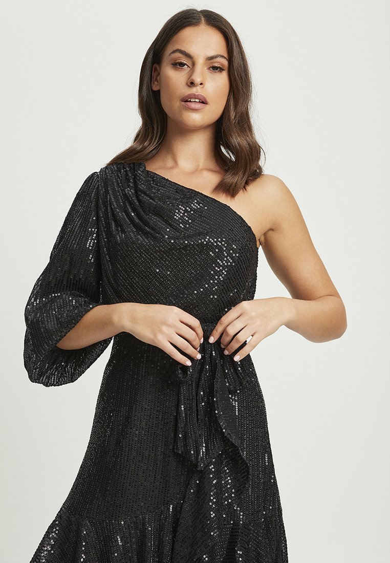 TUSSAH FIONA MINI - Cocktail dress / Party dress - black sequin/black -  Zalando.ie