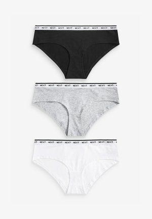 Next RICH LOGO KNICKERS SEVEN PACK - Kratke gaće - metallic black