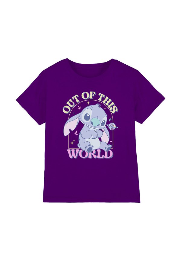 LILO STITCH OUT OF THIS WORLD - T-Shirt print - purple