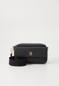 Tommy Hilfiger DISTINCT CAMERA BAG - Cross body bag - black