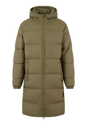 Urban Classics LONG PUFFER - Vinterkåpe / -frakk - tiniolive