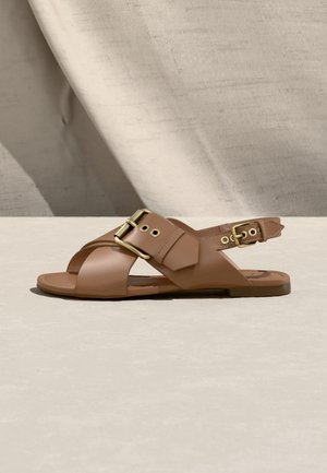 SUMMER CRISS CROSS - Σανδάλια - cocoa