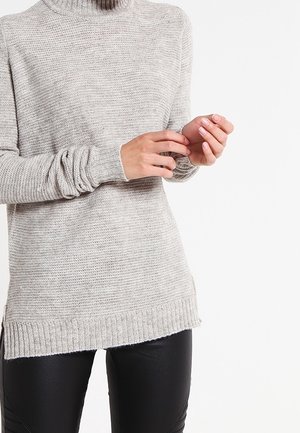 Pullover - mottled light grey