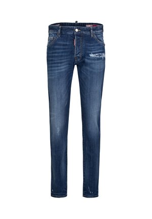 DSQUARED2 ICON, DSQUARED2 ICON SLIM-FIT-JEANS TEDDY JEAN - Straight leg jeans - blue