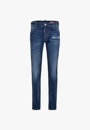 DSQUARED2 ICON, DSQUARED2 ICON SLIM-FIT-JEANS TEDDY JEAN - Straight leg jeans - blue