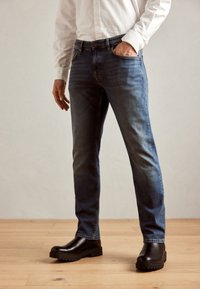 Marc O'Polo - REGULAR FIT LOW WAIST - Straight leg jeans - deep indigo vintage Miniatuurafbeelding 1