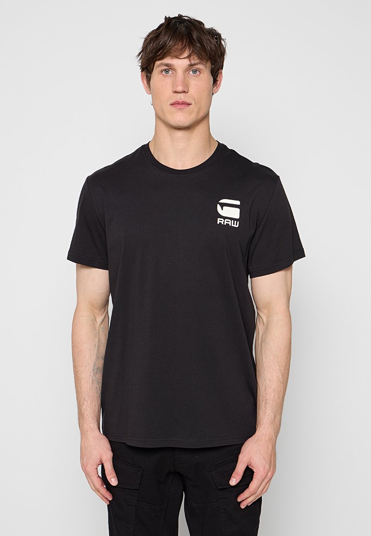 G-Star T-shirt print zwart