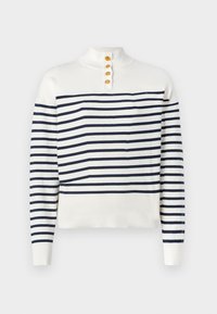 MOCK - Maglione - light blue/white