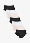 7 PACK - Slip - black white nude