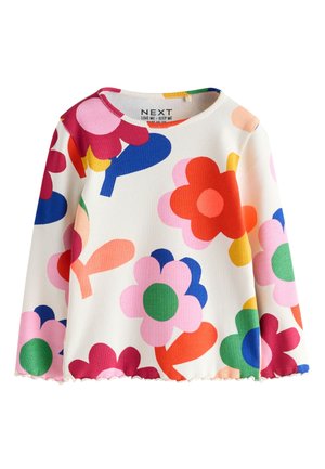 Next Langærmet T-shirt - pink rainbow flower