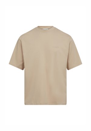 MID SLEEVE - T-Shirt print - beige