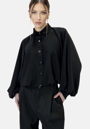 Elara Overhemdblouse - schwarz