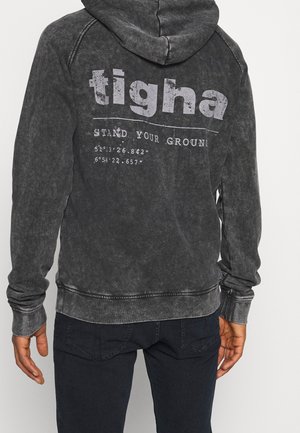 Jersey con capucha - black