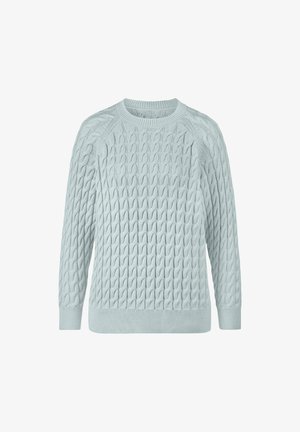 hessnatur, REGULAR - Strickpullover - perlblau