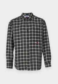 BADGE SHIRT - Button down-skjorte - black