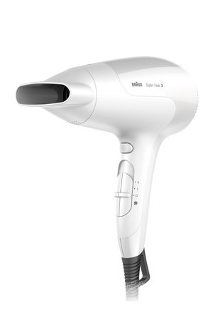 BRAUN HAARTROCKNER - SATIN HAIR 3 HD385 POWER PERFECTION + DIFFUSOR - Hair Styling Tool - weiß
