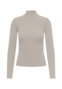 JDY CIRKELINE ROLL NECK - Trui - hellgrau