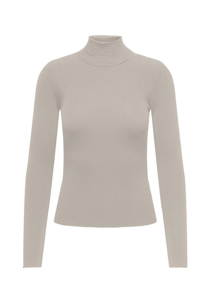 JDY CIRKELINE ROLL NECK - Trui - hellgrau