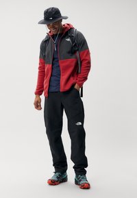 The North Face GLACIER HEAVYWEIGHT FULL ZIP  - Fleecejakke - garnet red/asphalt grey