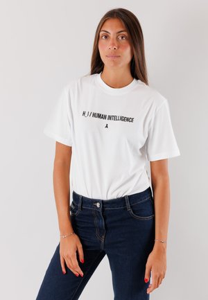T-shirt con stampa - bianco