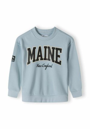 RIBBED CREW NECK - Sweatshirt - light blue