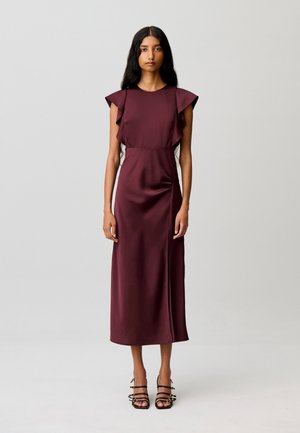 Claudie Pierlot, WOVEN DRESS - Vestido informal - bordeaux
