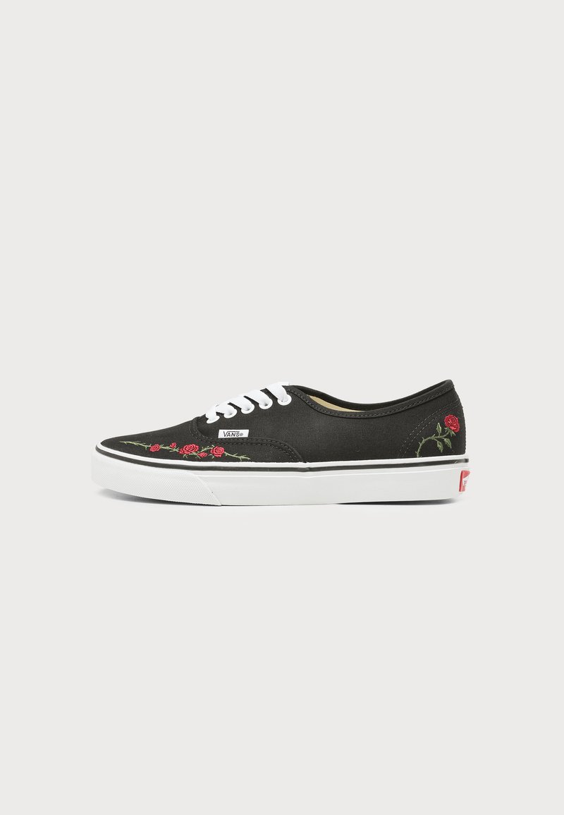 Vans AUTHENTIC rose embroidery black/red/black