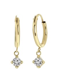 Lucardi 14 CT - Boucles d'oreilles - gold-coloured
