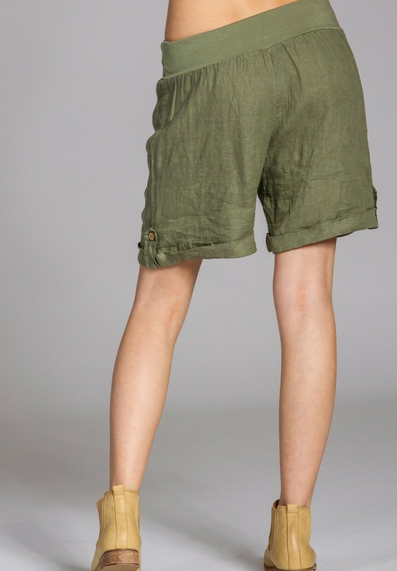 Damen Kleider | Caspar Shorts oliv grün/oliv - RF46030 Damen Kleider | Caspar Shorts oliv grün/oliv - RF46030