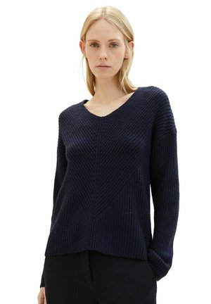 TOM TAILOR Strickpullover - sky captain blue