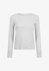 POINTELLE LONG-SLEEVED - Camiseta de pijama - grey