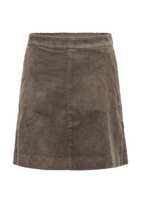 LINGS - Áčková sukně - brown